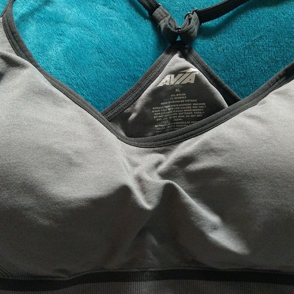 Avia Women's Gray Sports Bra